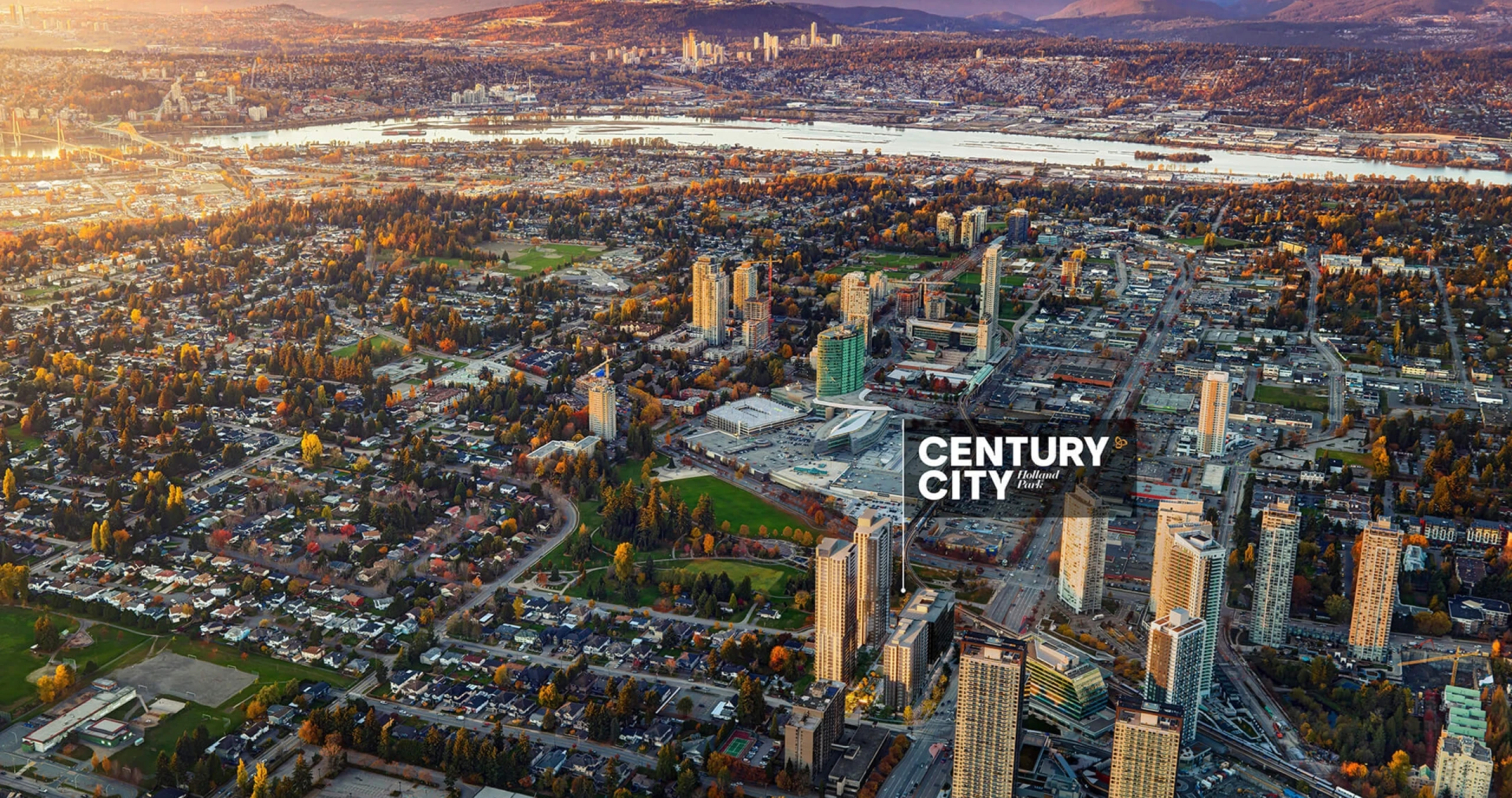 century city aerial photo